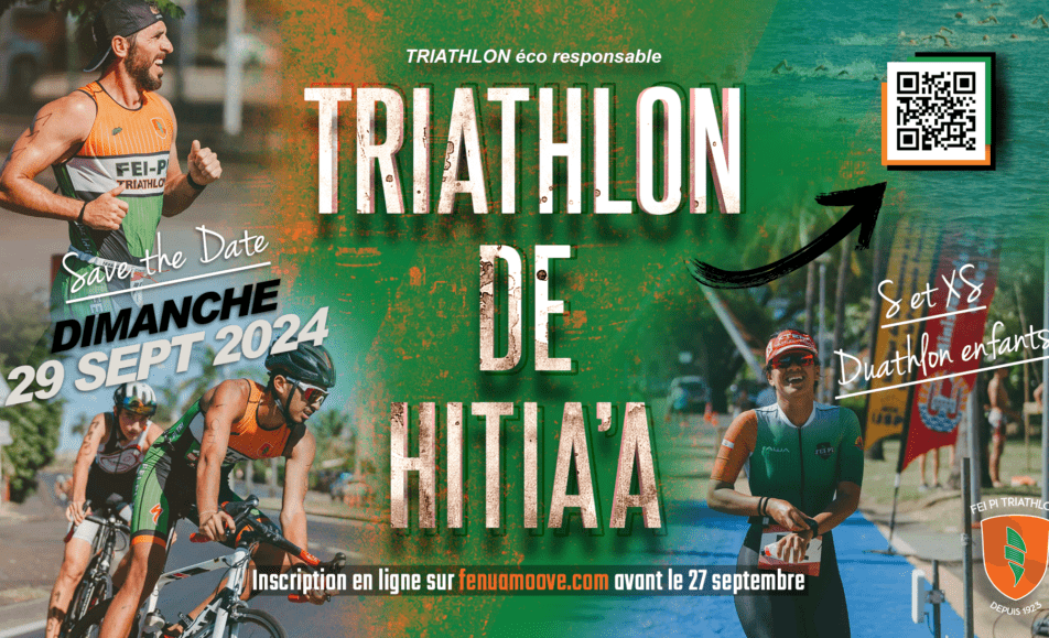 Triathlon de Hitia’a O Te ra le dimache 29 septembre 2024